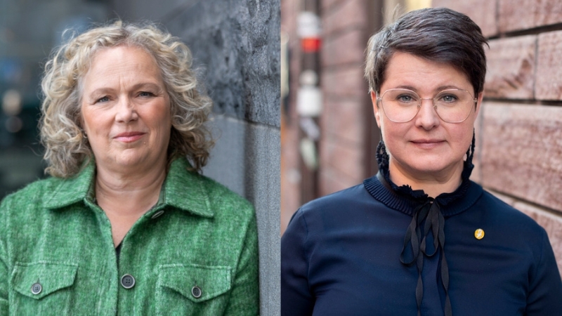 Cecilia Winberg och Ida Kåhlin. Cecilia Winberg och Ida Kåhlin.